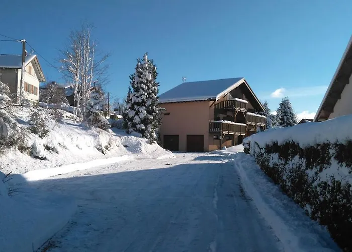 Апартаменты Esprit Myrtille Balcon Vue Жерарме